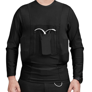 LVAD HeartMate Men’s Full Sleeves Shirt – Black