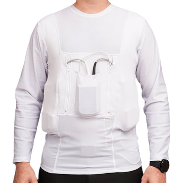 LVAD HeartMate Men’s Full Sleeves Shirt – White