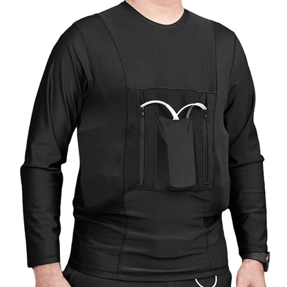 LVAD HeartMate Men’s Full Sleeves Shirt – Black