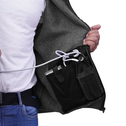 LVAD HeartMate Men's Hoodie - Gray