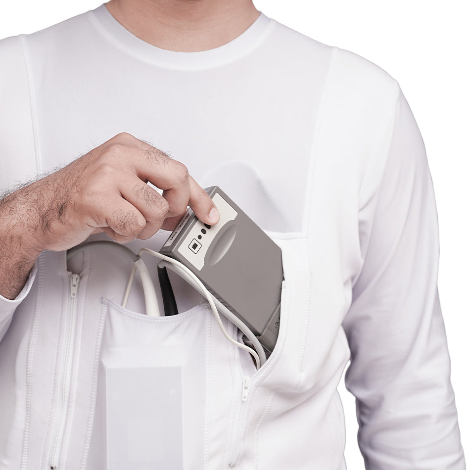 LVAD HeartMate Men’s Full Sleeves Shirt – White
