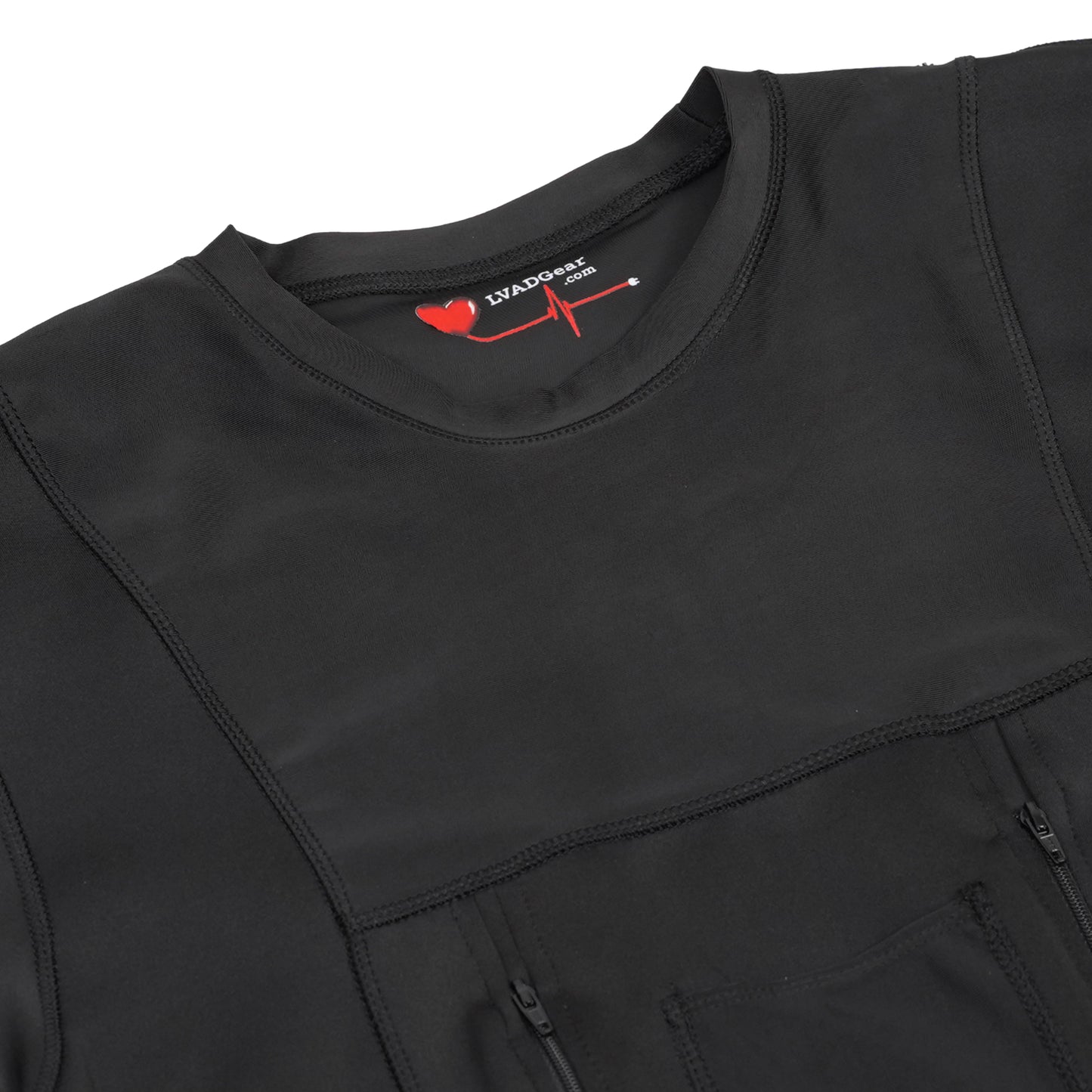 LVAD HeartMate Men’s Full Sleeves Shirt – Black
