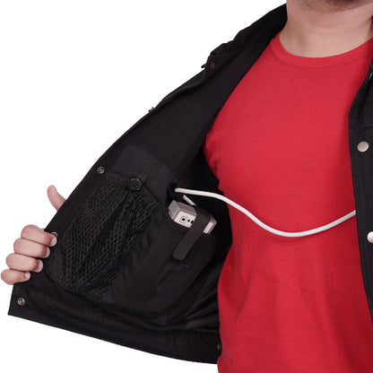 Men's LVAD HEARTMATE BLACK DENIM Vest