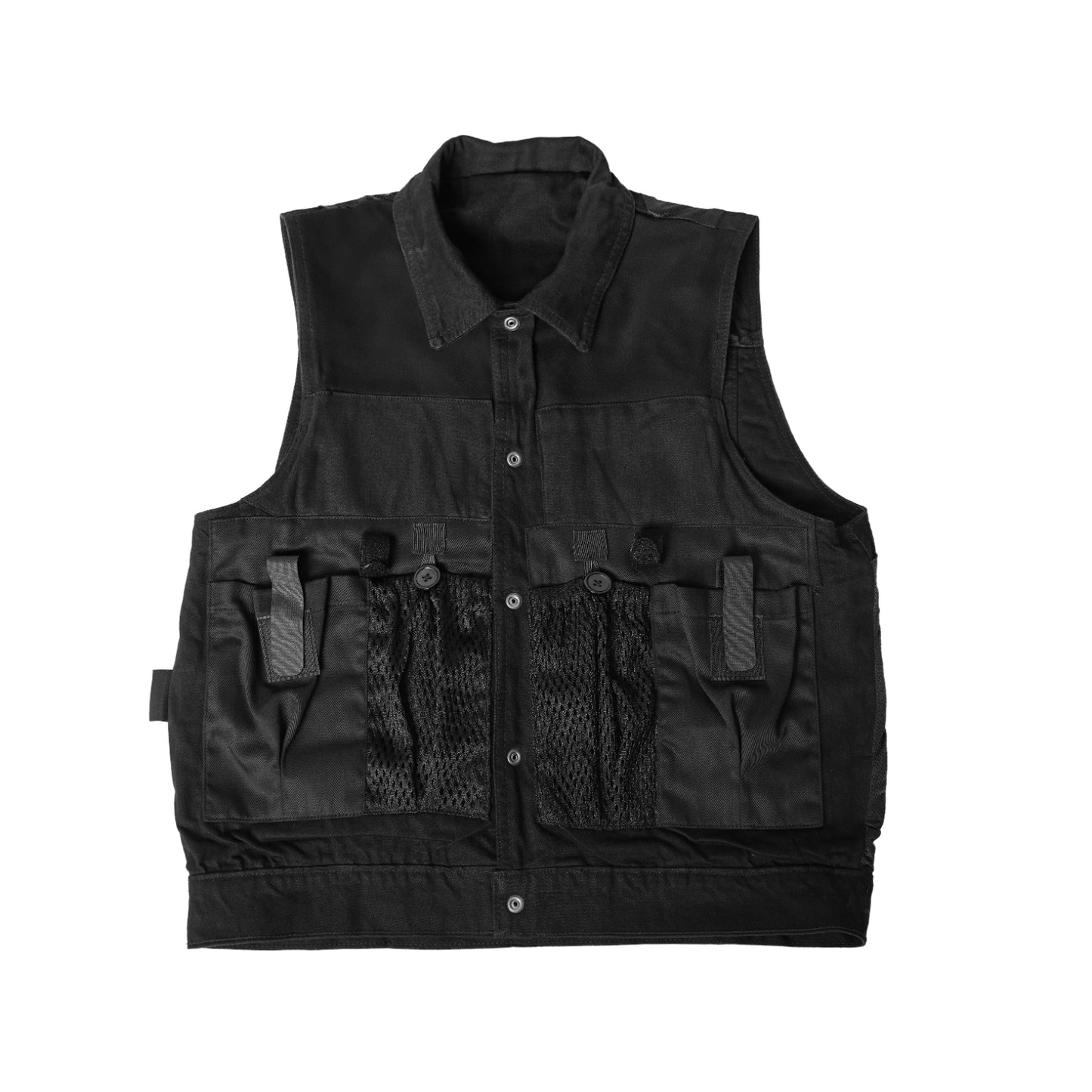Men's LVAD HEARTMATE BLACK DENIM Vest
