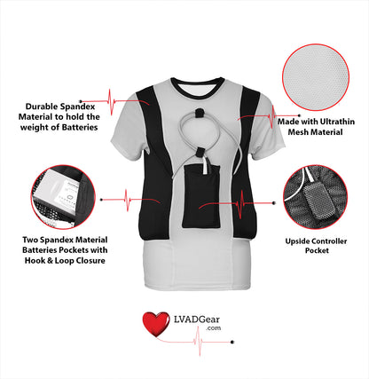 LVAD HeartMate Women’s Mesh Shirt
