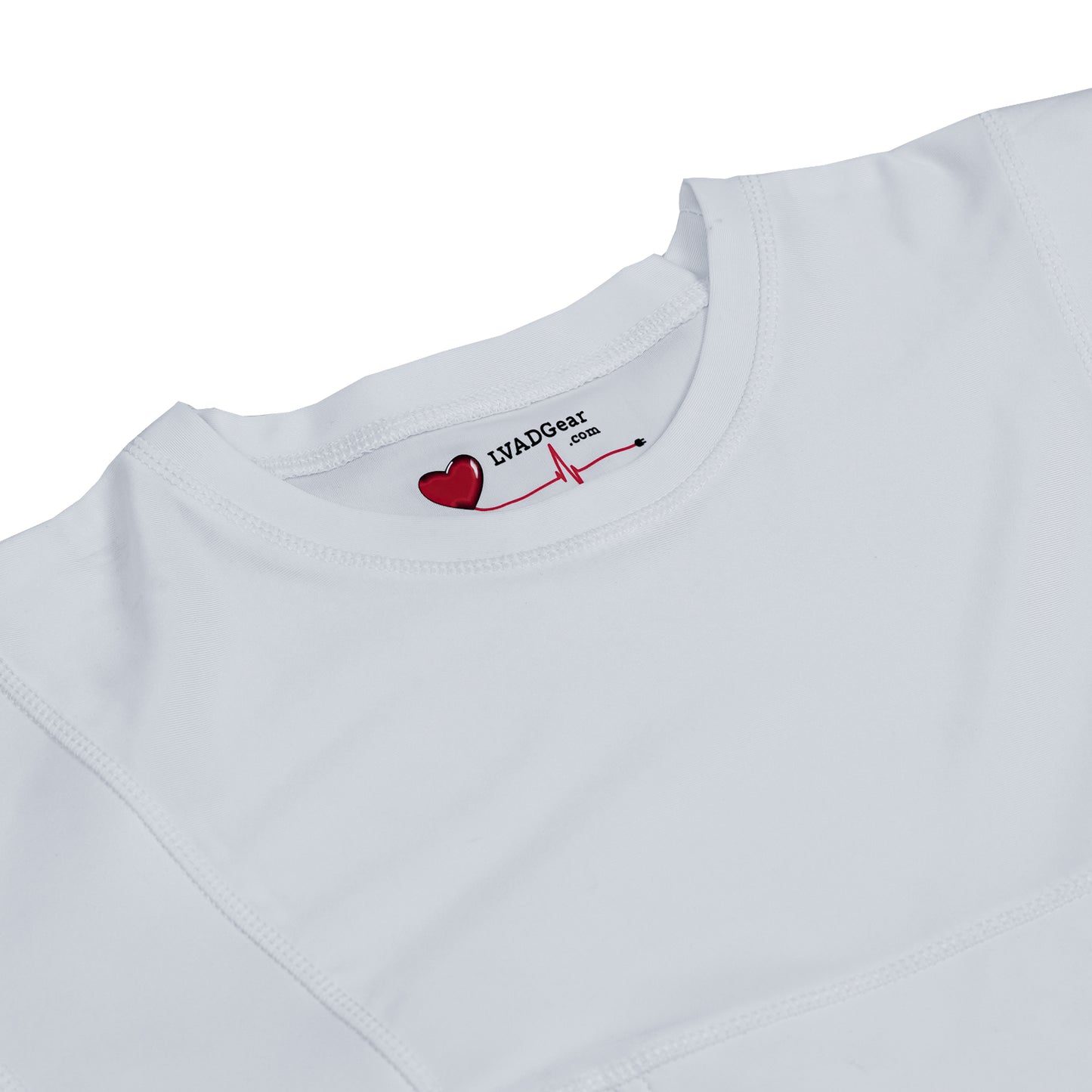 LVAD HeartMate Men’s Full Sleeves Shirt – White