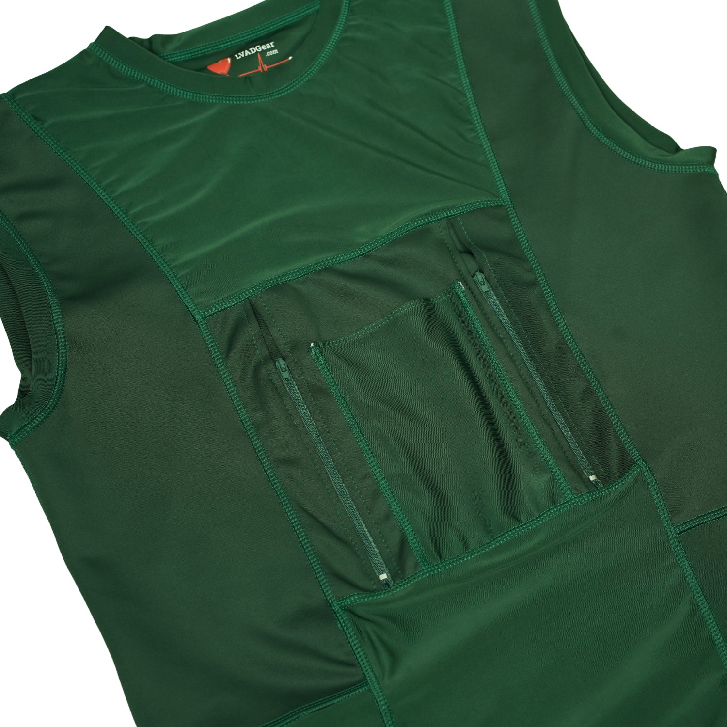 トップス salvation Y16AsymmetricDrapedTank LVAD HeartMate Tank Top | Unisex LVAD Patient Clothing – LVAD Gear