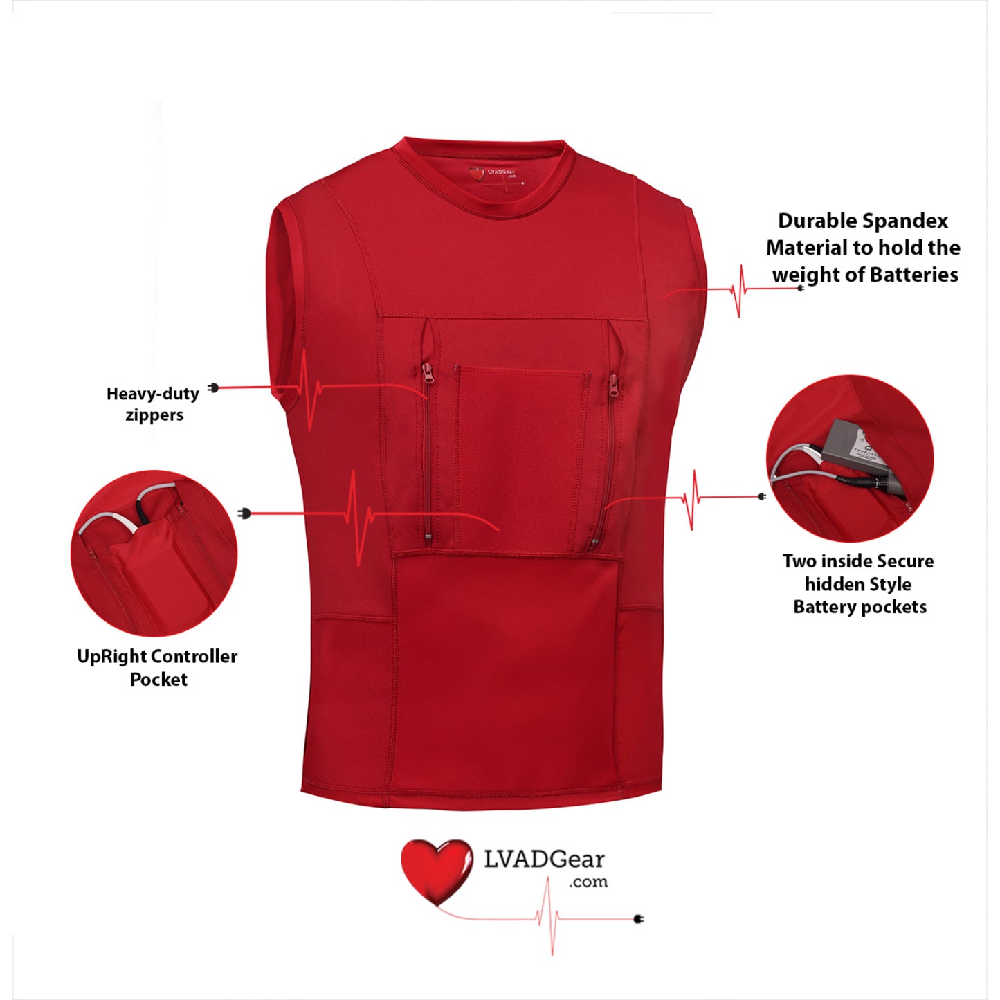 LVAD HeartMate Unisex Tank Top