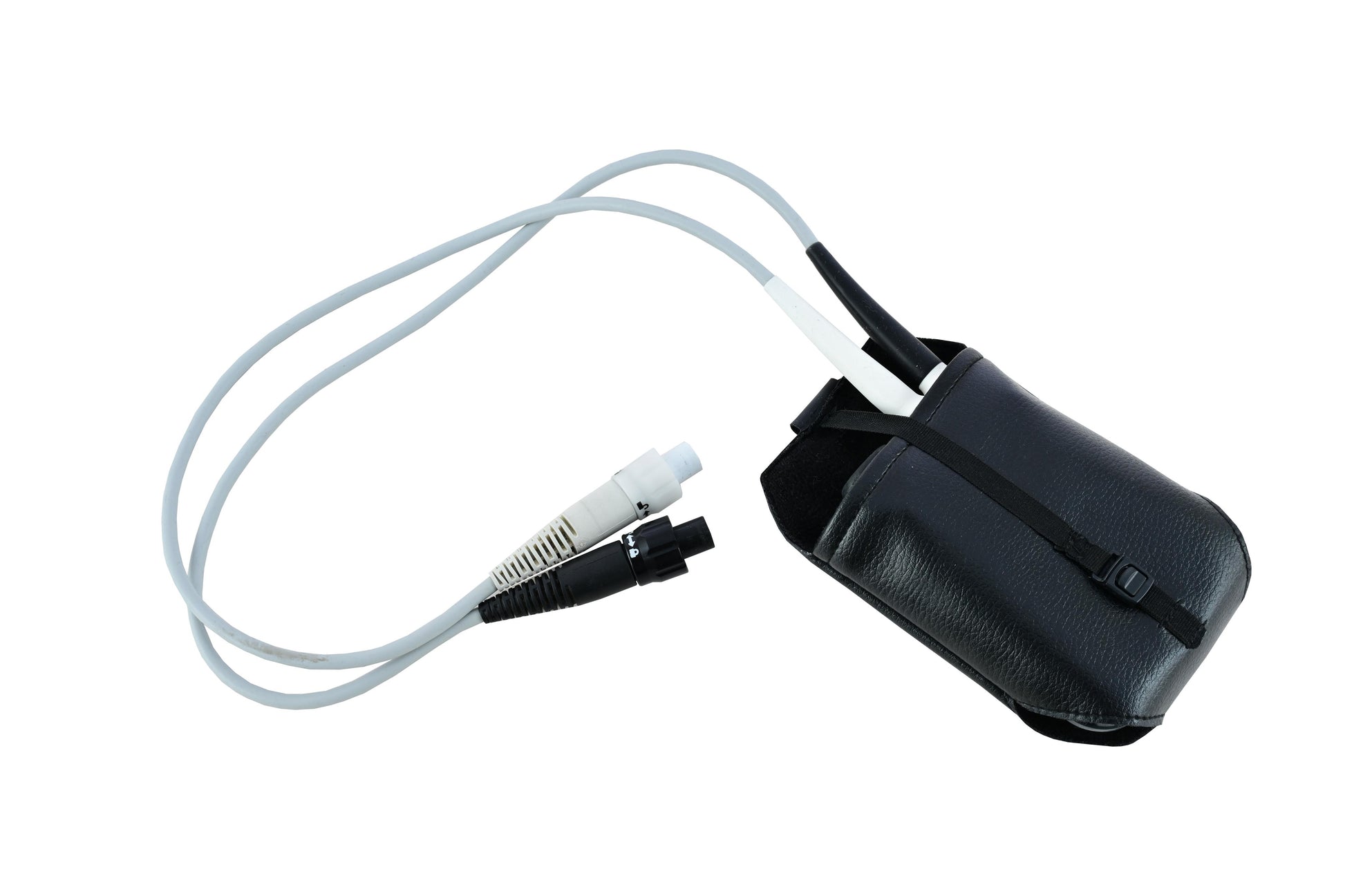 LVAD Controller Pouch with fleece lining, vented base, quick-release strap, and iron hook for secure, everyday protection.