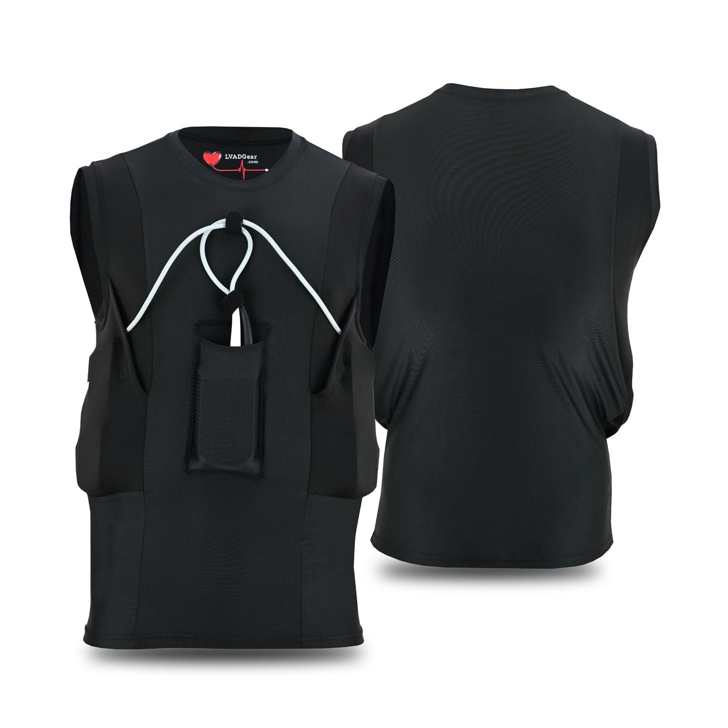 LVAD Men Tank Top for HeartMate Black