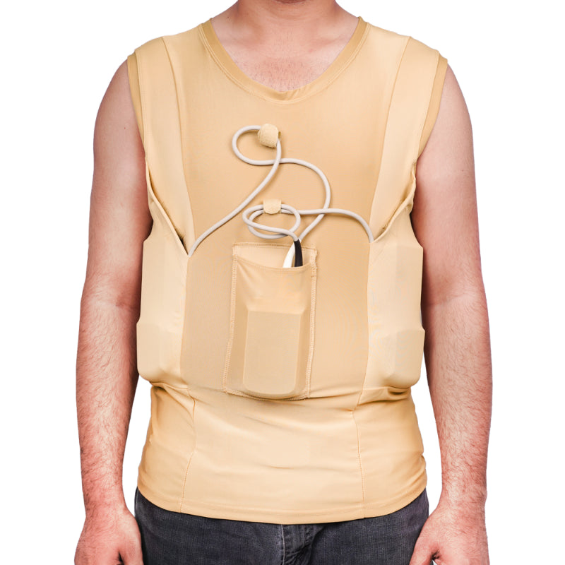 LVAD Men Tank Top for HeartMate Nude