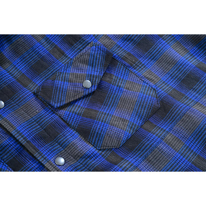 LVAD Men’s Flannel Shirt Daze Blue & Black