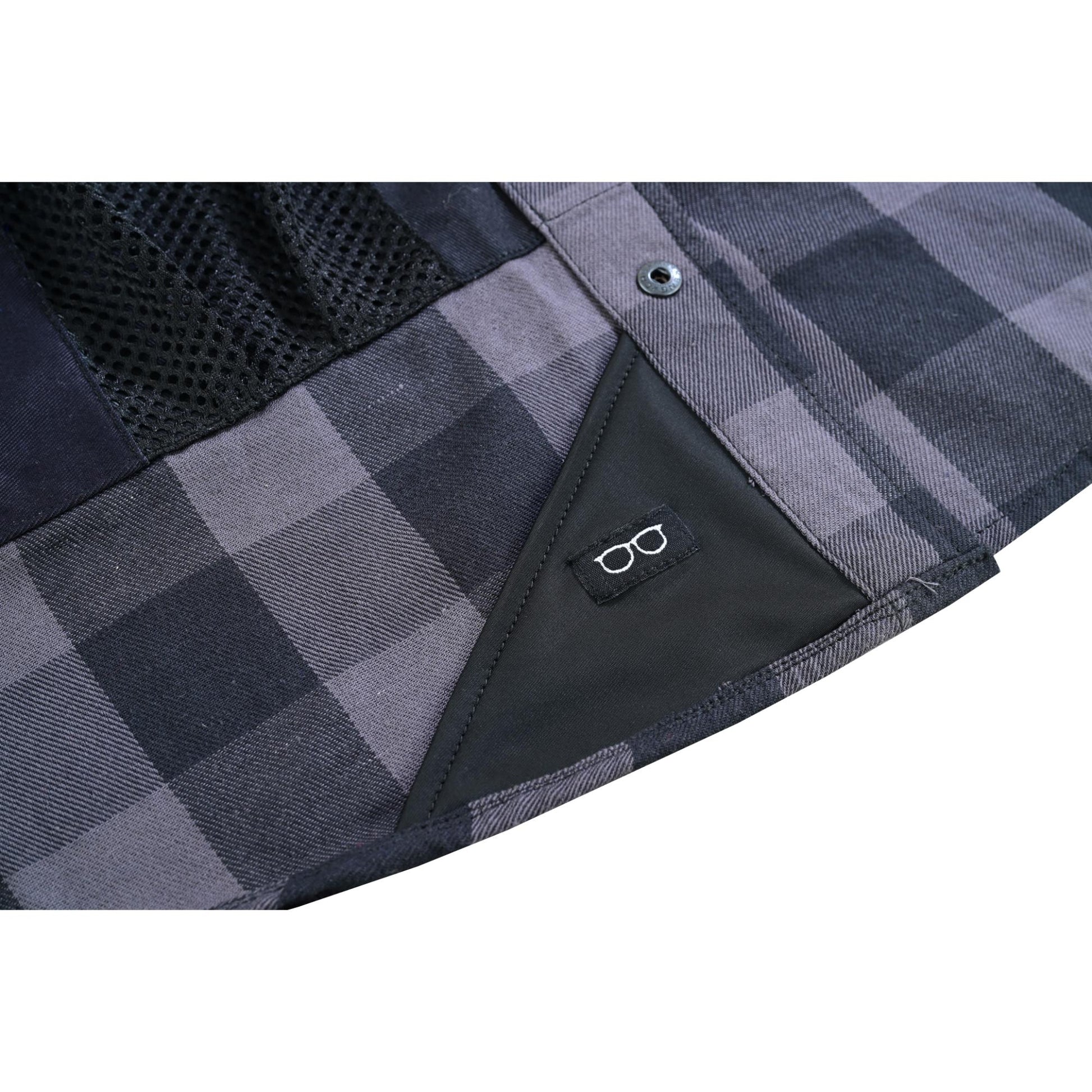 LVAD Men’s Flannel Shirt Gray & Black
