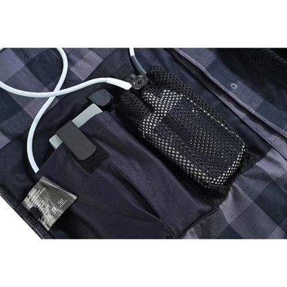 LVAD Men’s Flannel Shirt Gray & Black