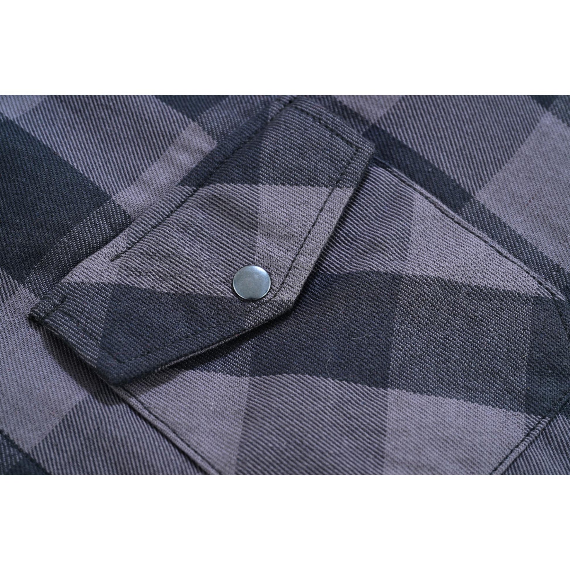 LVAD Men’s Flannel Shirt Gray & Black
