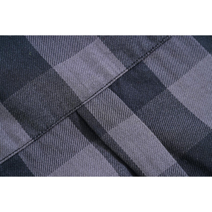 LVAD Men’s Flannel Shirt Gray & Black
