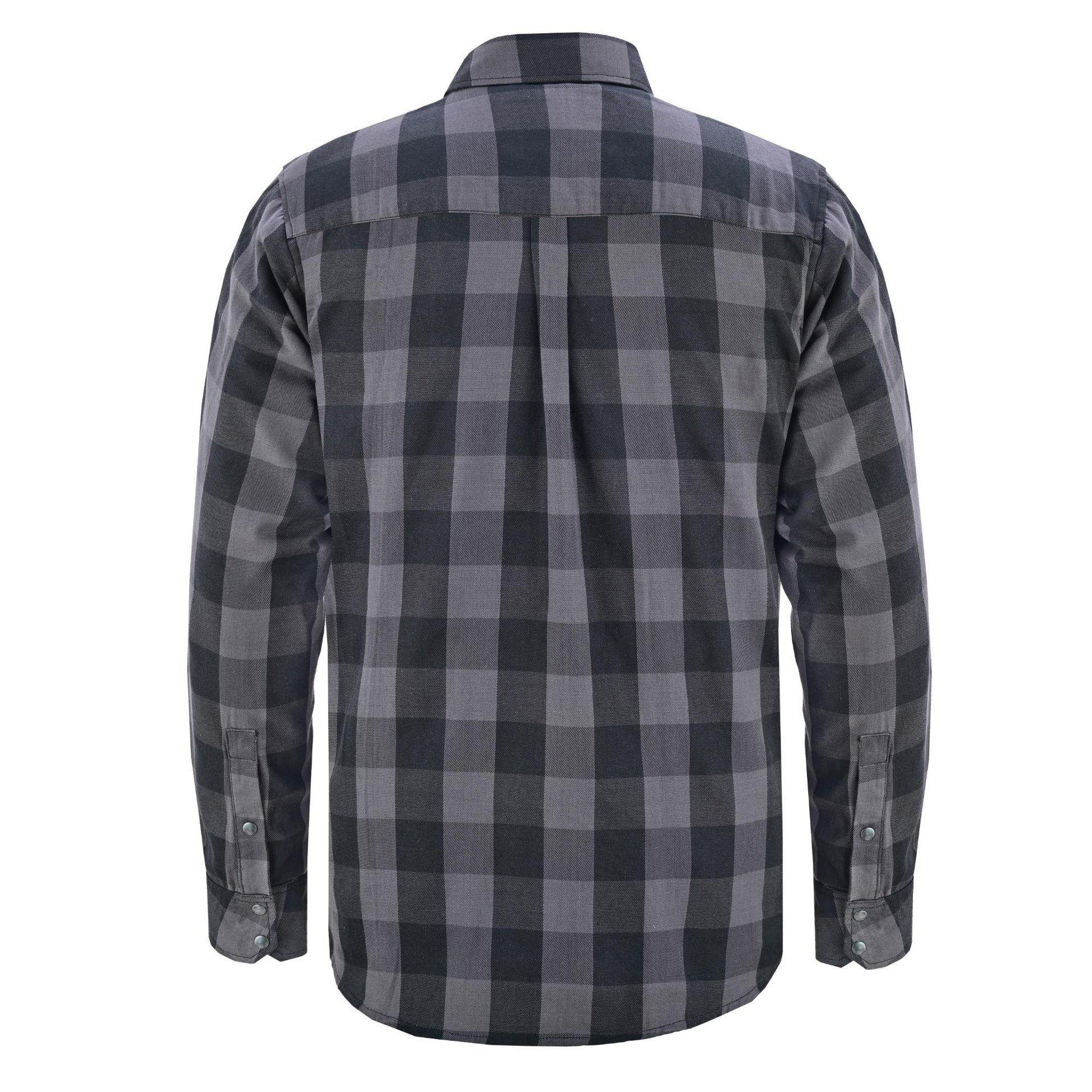 LVAD Men’s Flannel Shirt Gray & Black