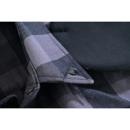 LVAD Men’s Flannel Shirt Gray & Black