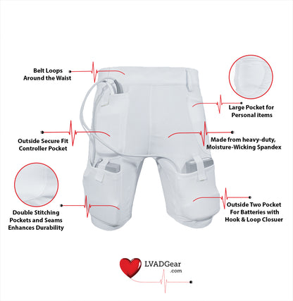 Lvad White Shorts and Tank Top Bundle