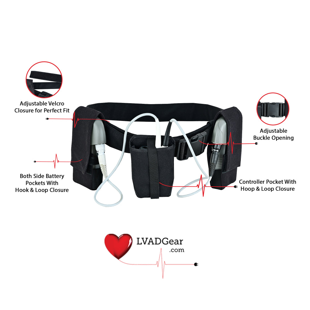 LVAD HeartMate Workout Support Belt – Adjustable Strap – LVAD Gear