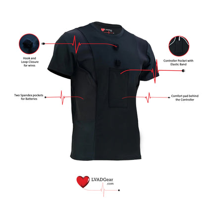 Lvad Black Shirt and Shorts Bundle