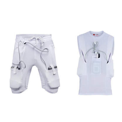 Lvad White Shorts and Tank Top Bundle